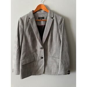 Talbots Glen Plaid Blazer Women’s Size 10 Career Office Preppy Jacket